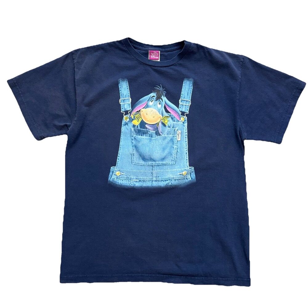 VTG Y2K Eeyore Wonderful World of Disney Jerry Leigh T Shirt L Winnie The Pooh